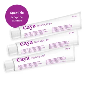 Caya® Gel – pachet 3 bucăți (gel pentru diafragmă) — dispozitiv medical MedIntim