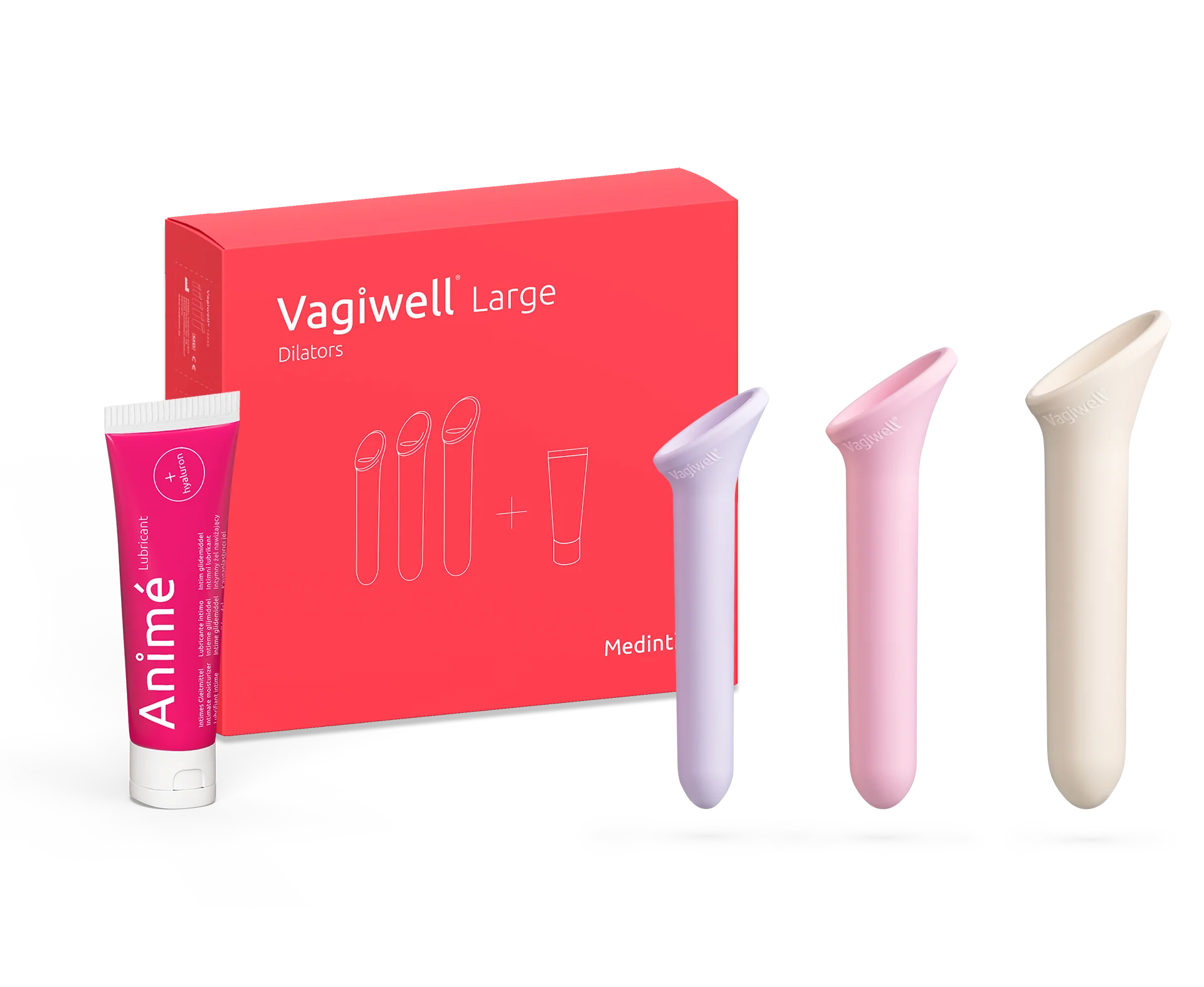 Vagiwell – set dilatatoare vaginale (Mărimi Mari) — dispozitiv medical MedIntim