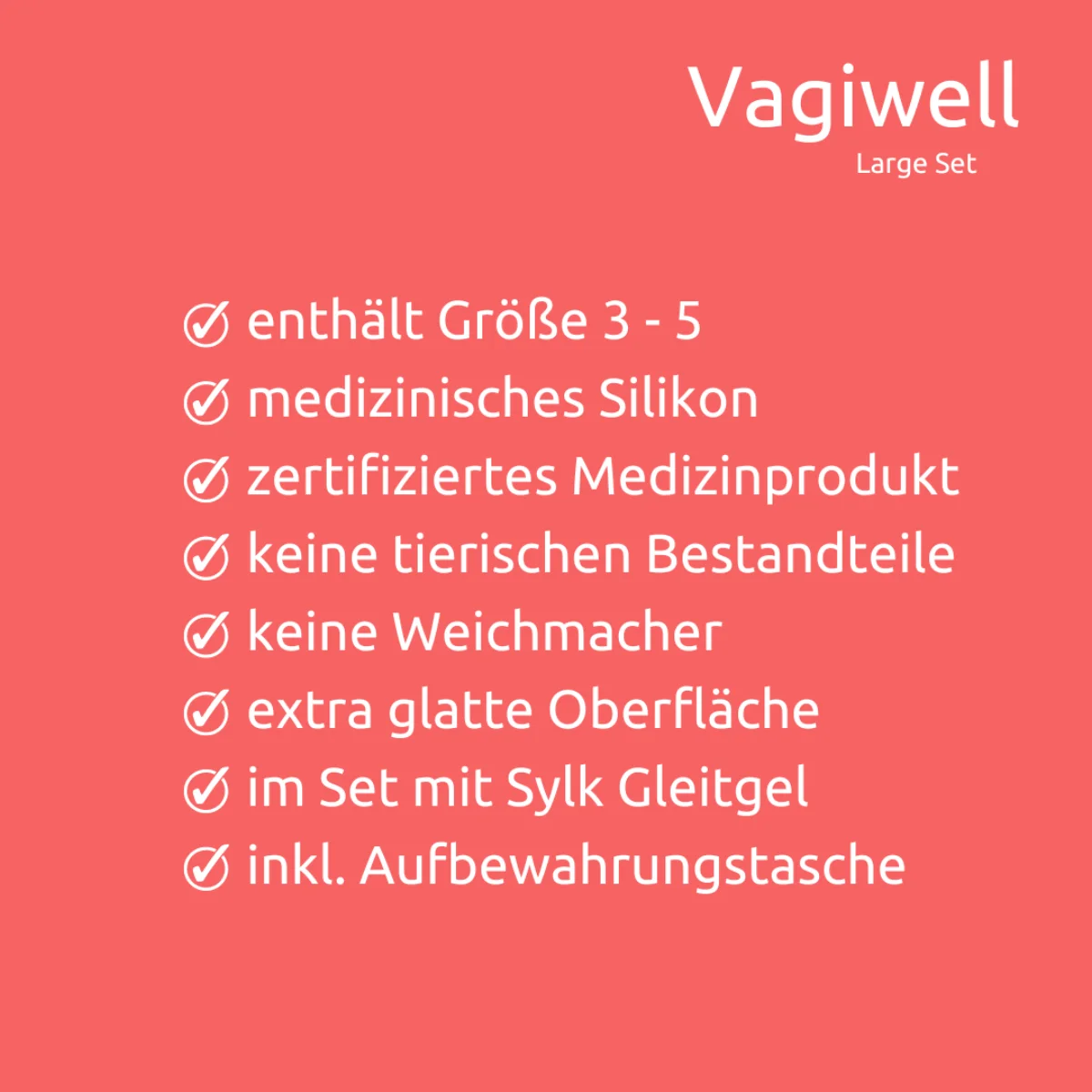 Vagiwell Set Large - dispozitiv medical MedIntim